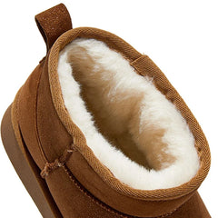 Genuine Leather Snow Boots