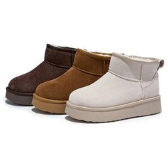 Genuine Leather Snow Boots