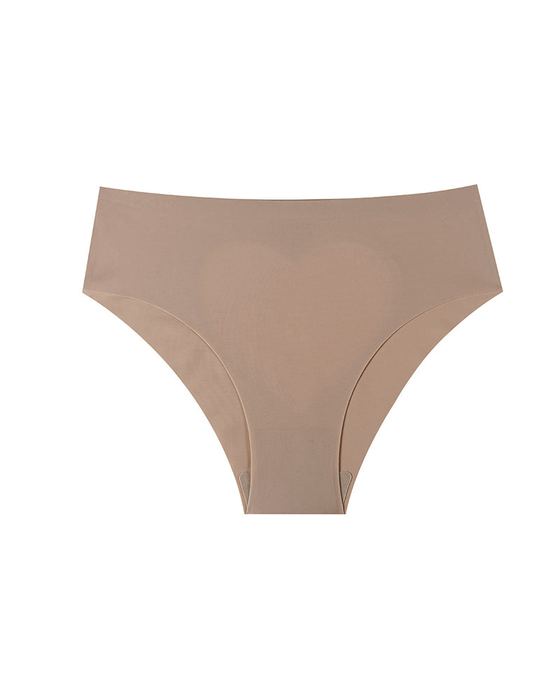 Sheer Mesh Heart-shaped Cutout Stretchy Seamless Panties
