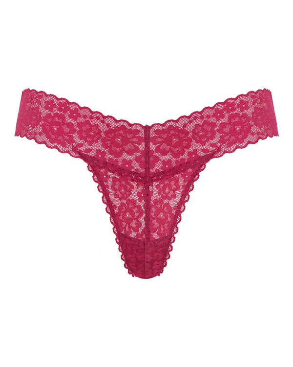 Soft Lace Cheeky Thong Underwear
