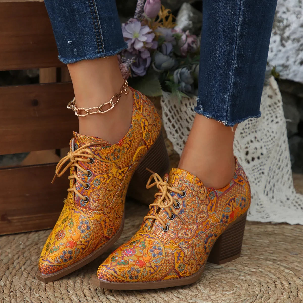 High Heel Ankle Boots