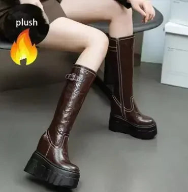 High Quality 14CM Knee High Boots
