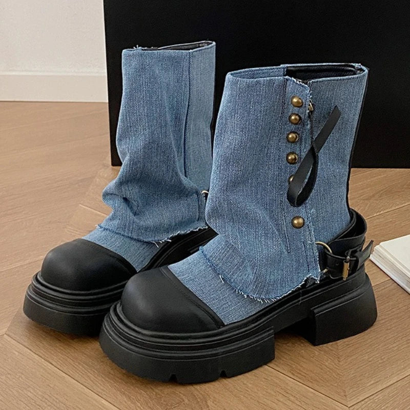 High Quality Brand Designer Ankle Boots