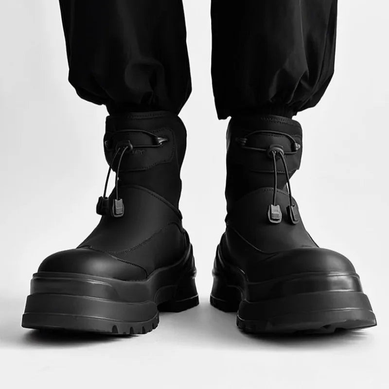 High Quality Couples Platform Ankle Boots