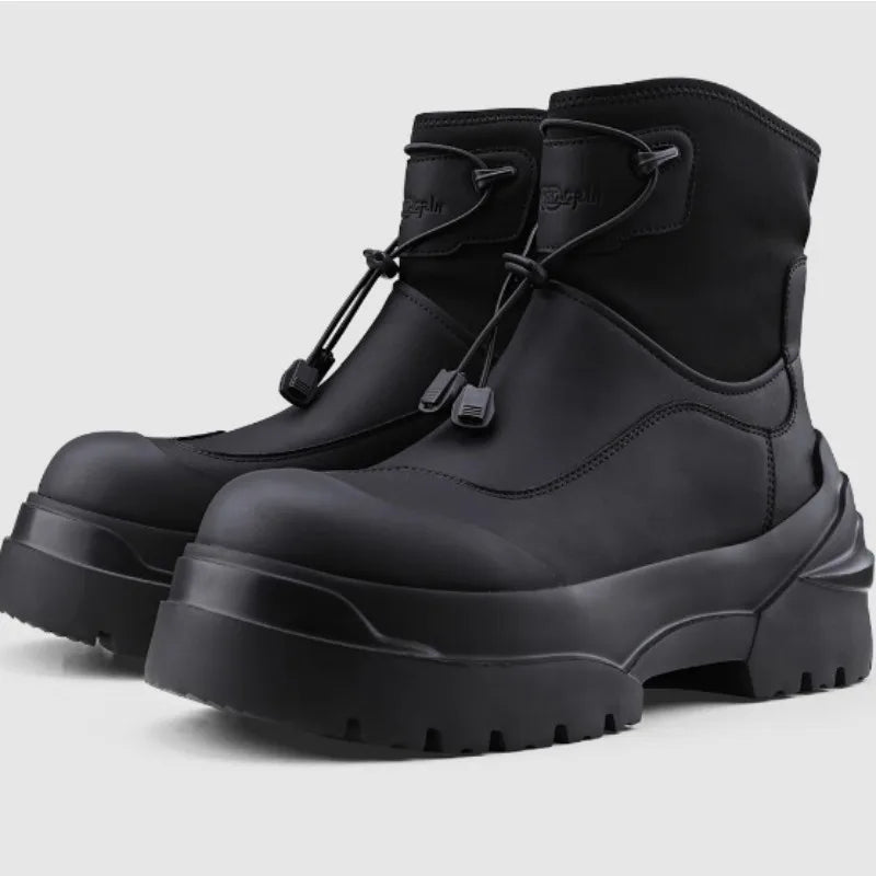 High Quality Couples Platform Ankle Boots
