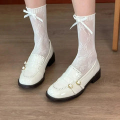 High Quality Patent Leather Loafers Women Double Narrow Band Buckle Designer Shoes