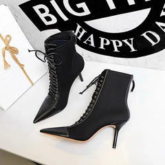 High Quality Pointed Short Boots