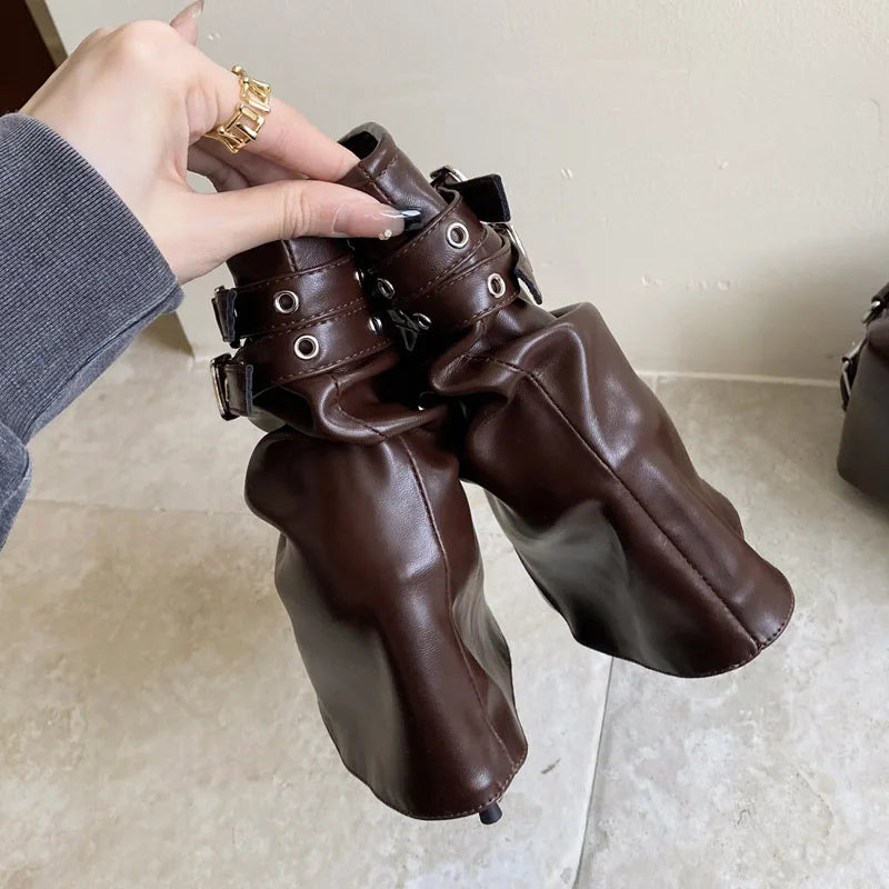 High-Quality Soft Leather Ankle Boots