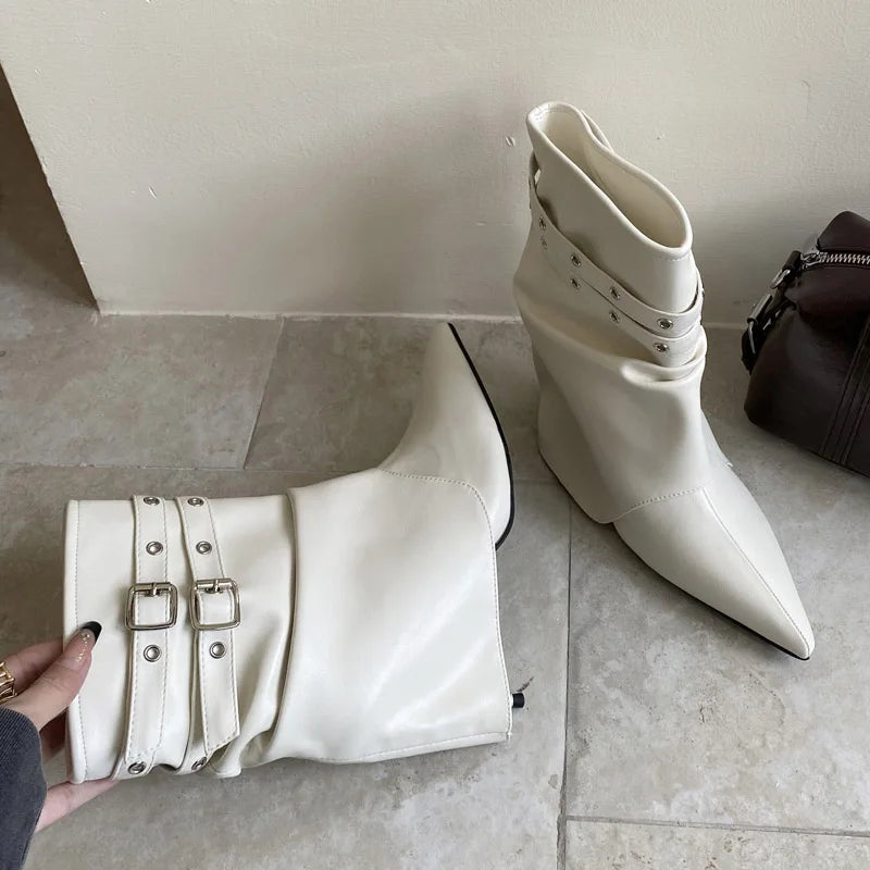 High-Quality Soft Leather Ankle Boots