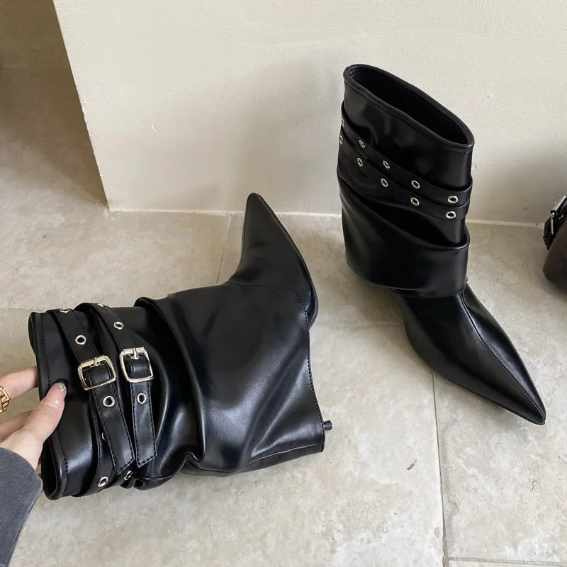 High-Quality Soft Leather Ankle Boots