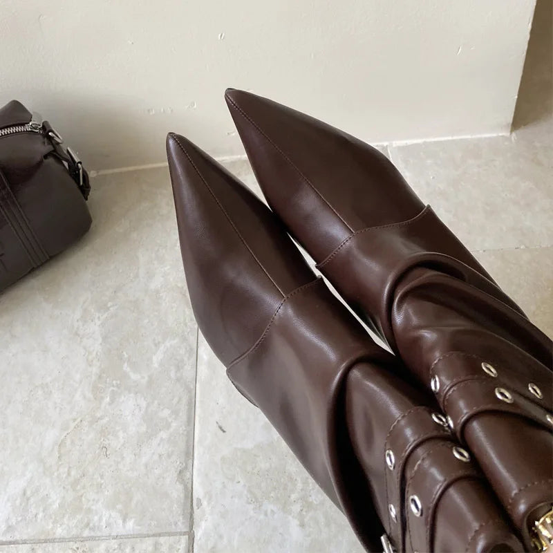 High-Quality Soft Leather Ankle Boots