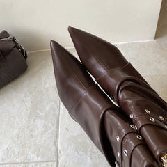 High-Quality Soft Leather Ankle Boots