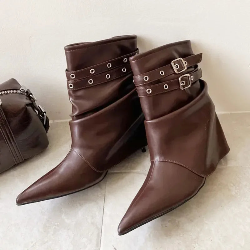 High-Quality Soft Leather Ankle Boots