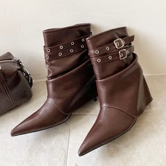High-Quality Soft Leather Ankle Boots