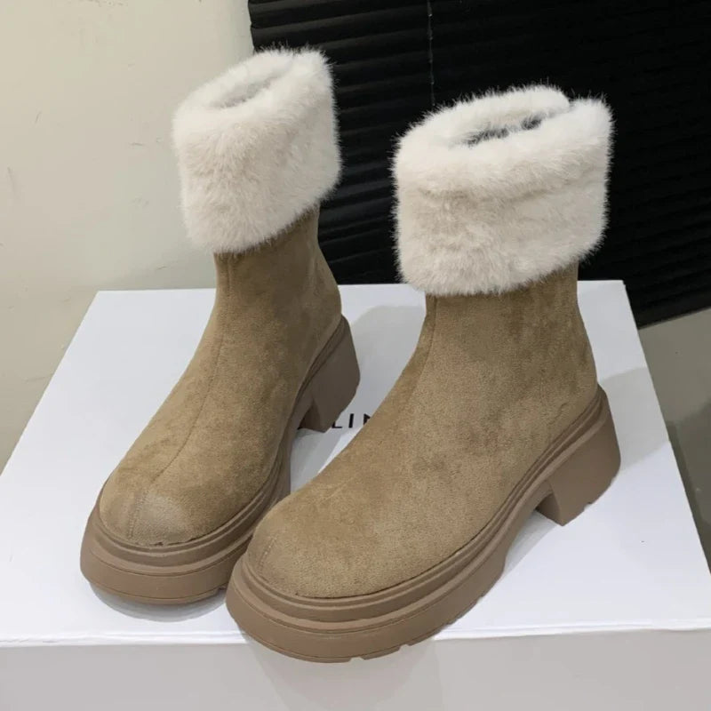 High Quality Suede Ankle Boots