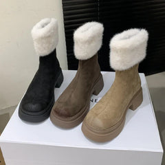 High Quality Suede Ankle Boots