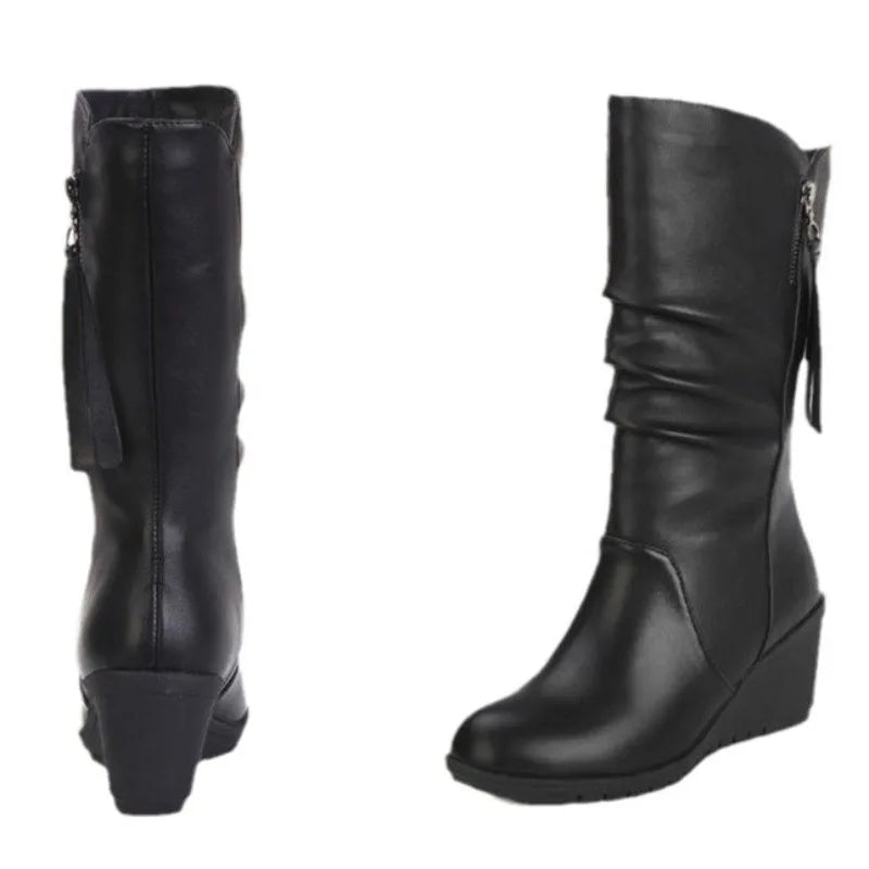 High Top Women Snow Boots