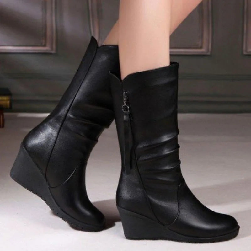 High Top Women Snow Boots