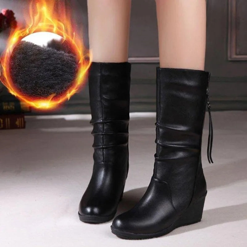 High Top Women Snow Boots