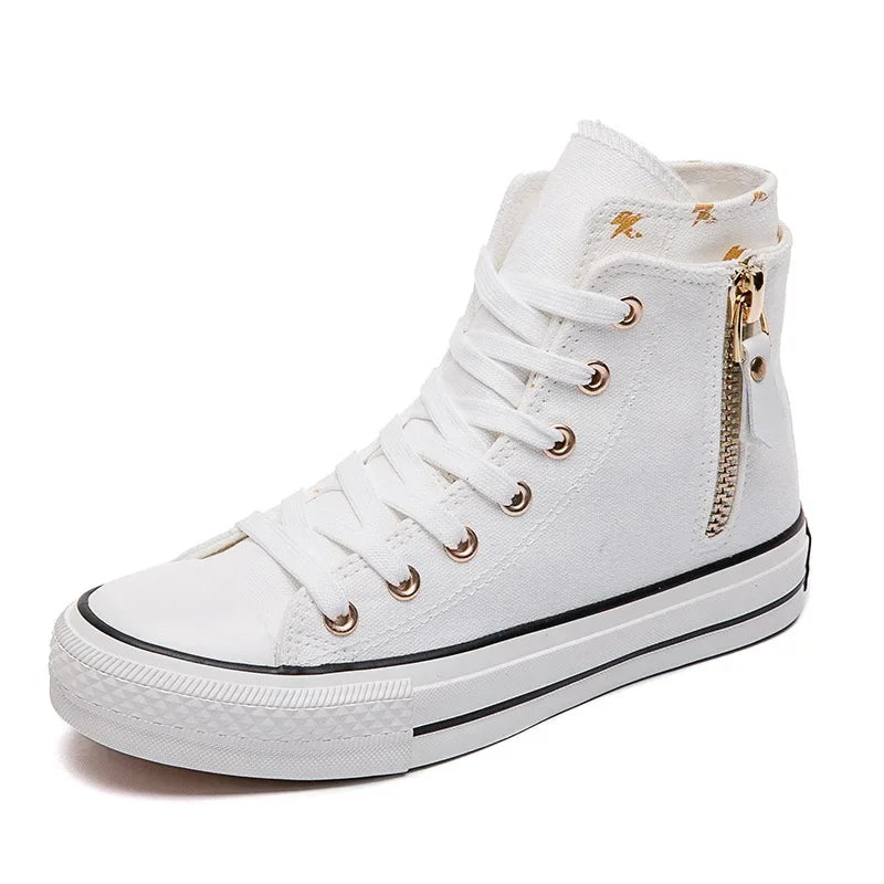 High-top Canvas Shoes