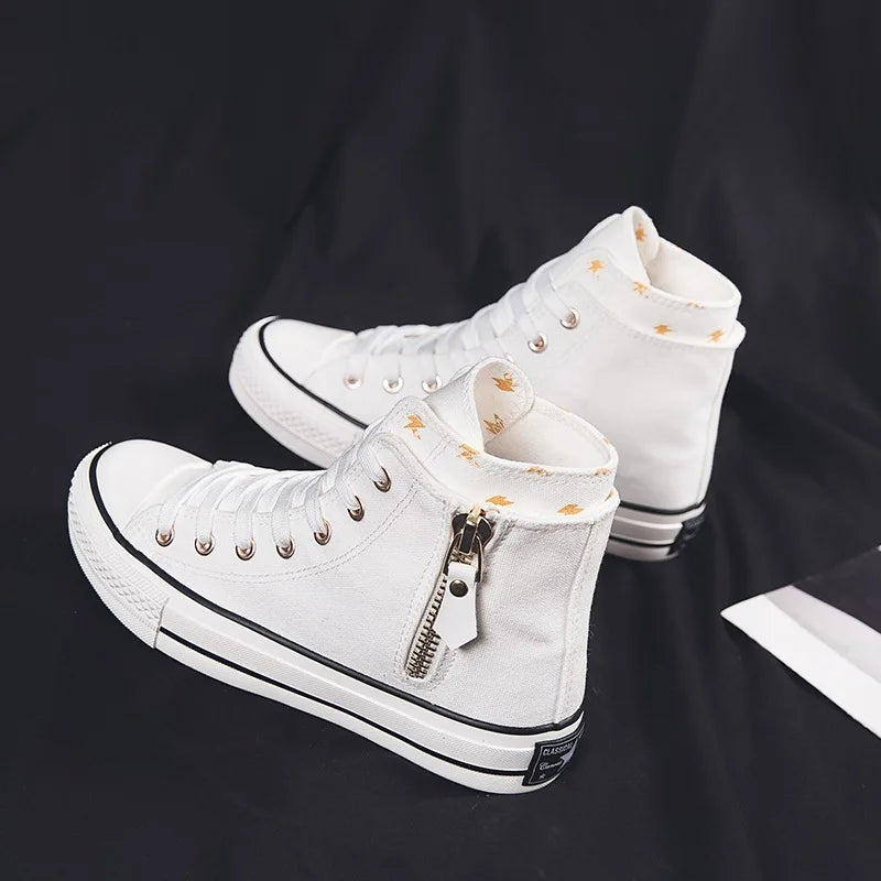 High-top Canvas Shoes