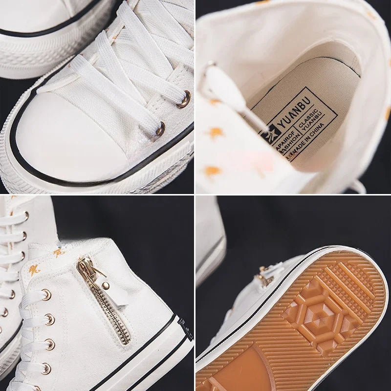 High-top Canvas Shoes