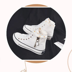 High-top Canvas Shoes