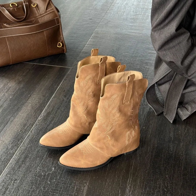Pointed Toe Women Ankle Boots