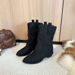 Pointed Toe Women Ankle Boots