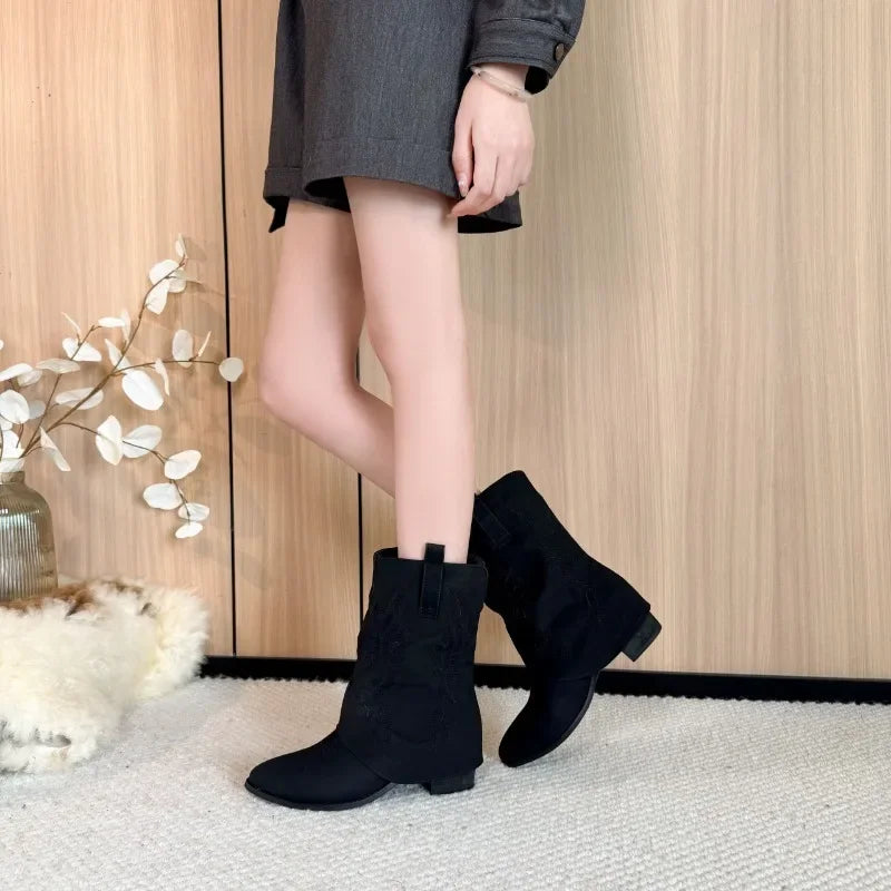 Pointed Toe Women Ankle Boots