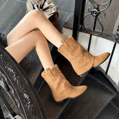 Pointed Toe Women Ankle Boots