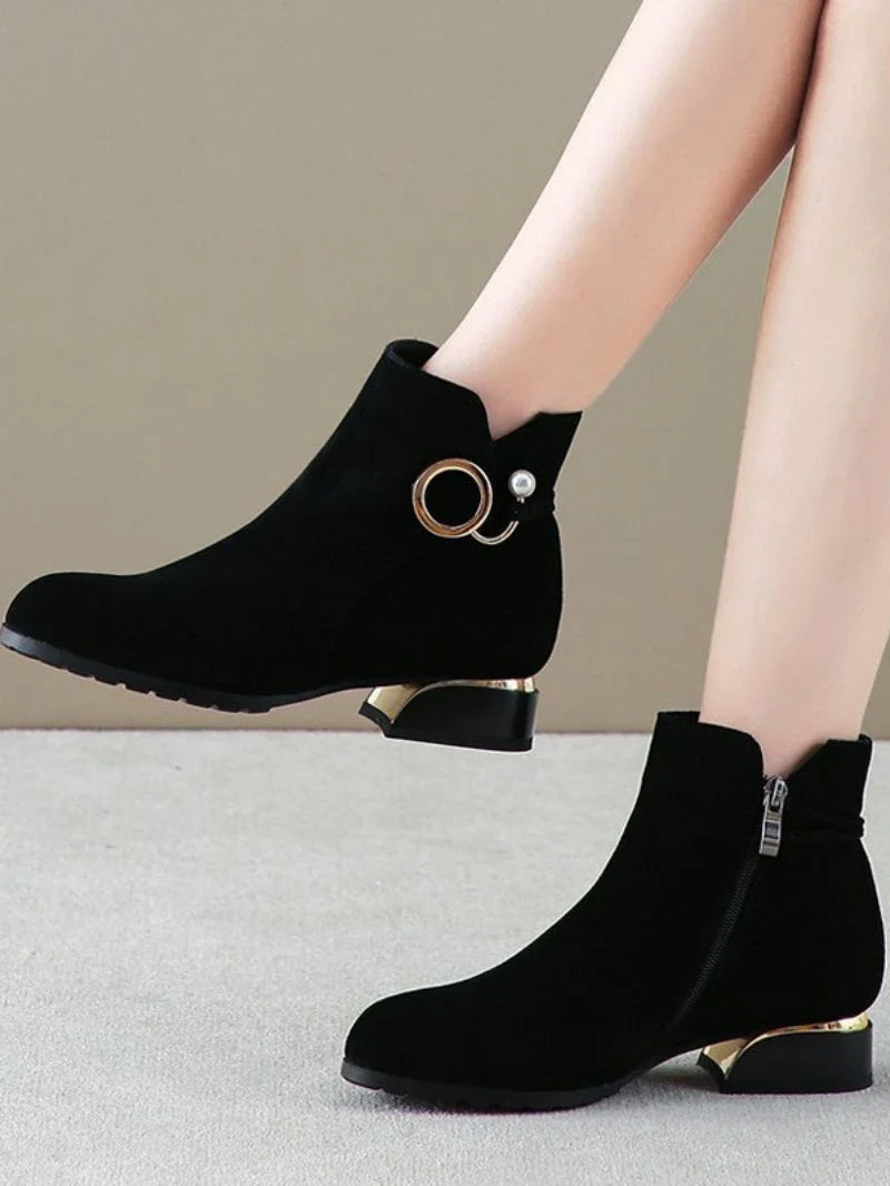 Ankle Boot Low Heel Boots