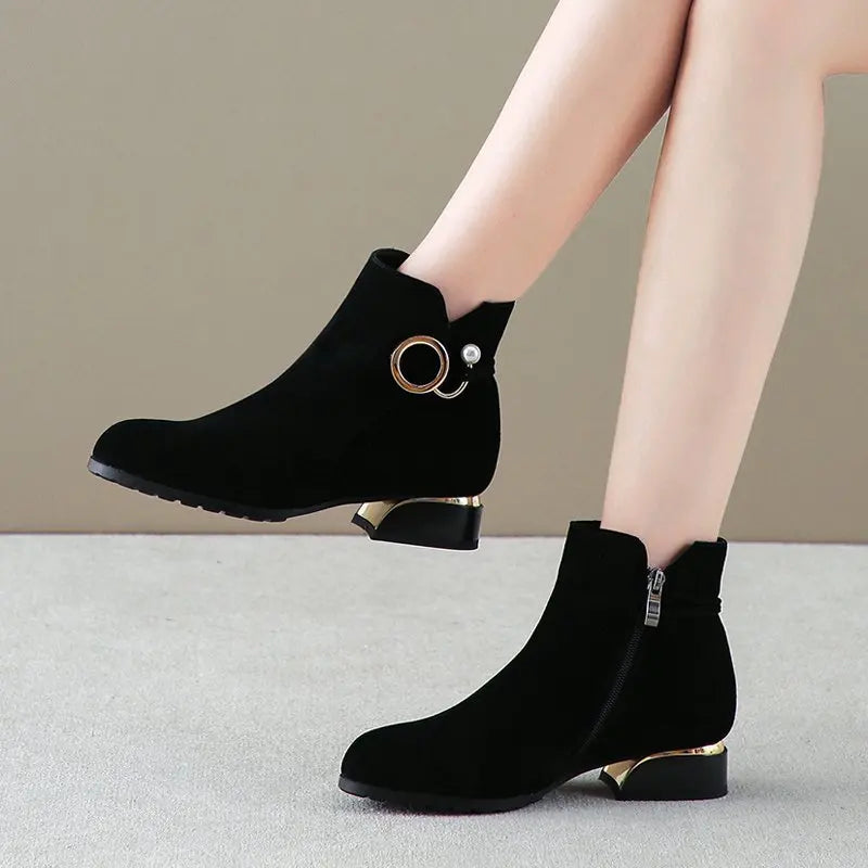 Ankle Boot Low Heel Boots