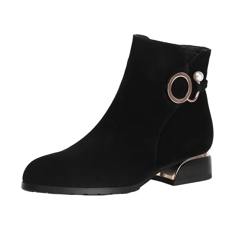 Ankle Boot Low Heel Boots