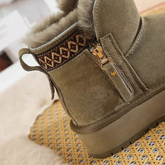 Imitation Wool Winter Snow Boots