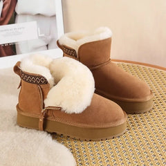 Imitation Wool Winter Snow Boots