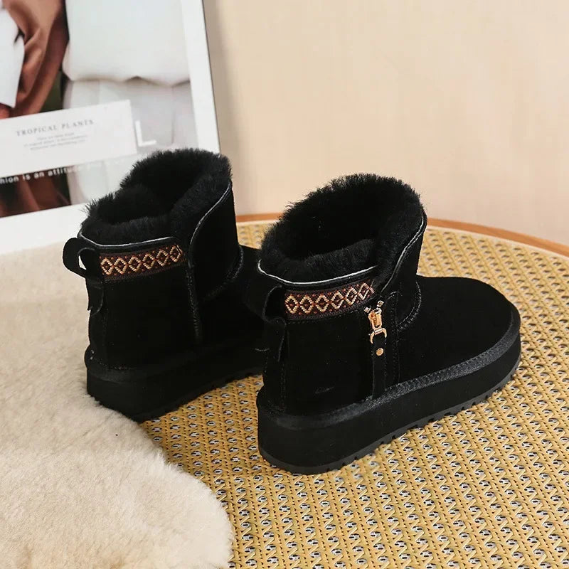 Imitation Wool Winter Snow Boots