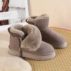 Imitation Wool Winter Snow Boots