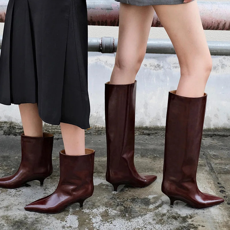 Kitten Heel Temperament Boots