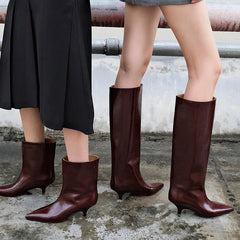 Kitten Heel Temperament Boots
