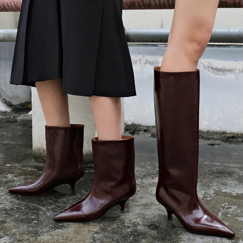 Kitten Heel Temperament Boots
