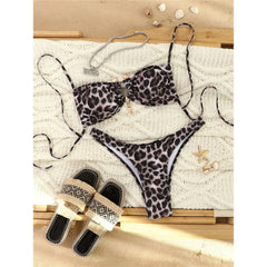 Leopard Bikini Two-pieces Bikini Set