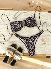 Leopard Bikini Two-pieces Bikini Set