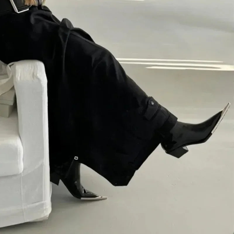 Luxury Designer Pointed Toe Chelsea Boots