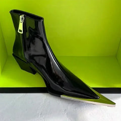 Luxury Designer Pointed Toe Chelsea Boots