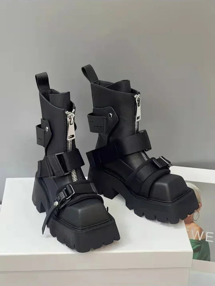 Luxury Leather Ankle Boots
