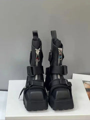 Luxury Leather Ankle Boots