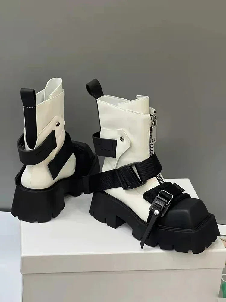 Luxury Leather Ankle Boots