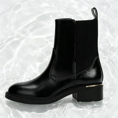 Luxury Metal Decoration Designer Ankle Boots