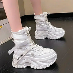 Luxury Platform Ankle Boots